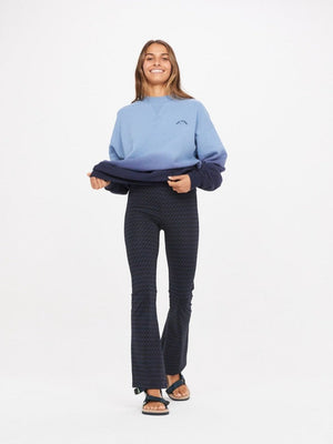 The Upside - Nalu Florence Flare Pants - Indigo - Pilates Plus La Jolla - OHEY Boutique