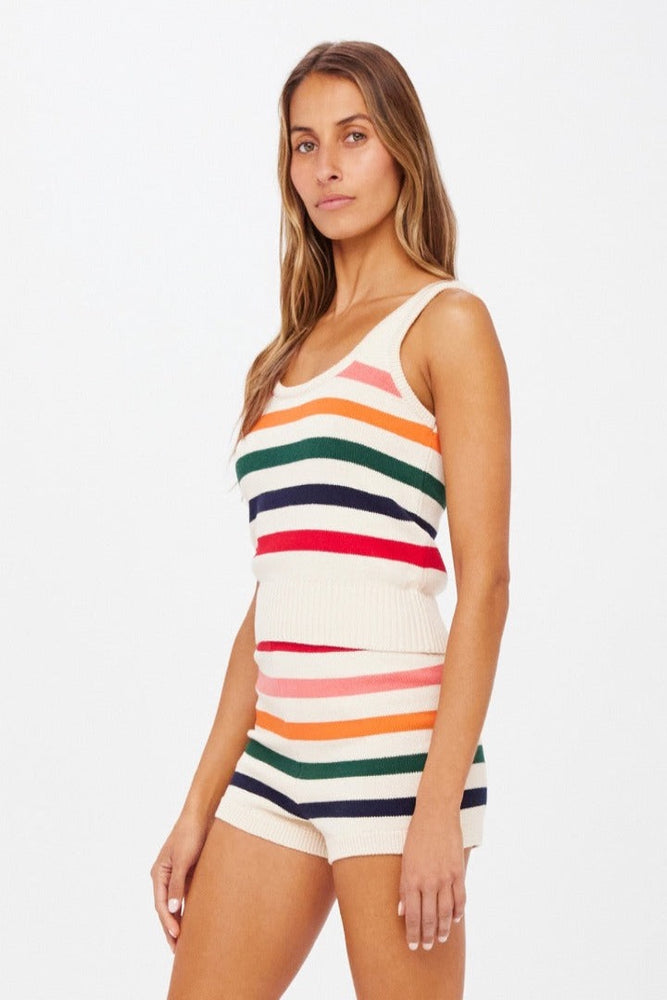 The Upside - Surfside Ophelia Knit Top - Rainbow - Pilates Plus La Jolla - OHEY Boutique